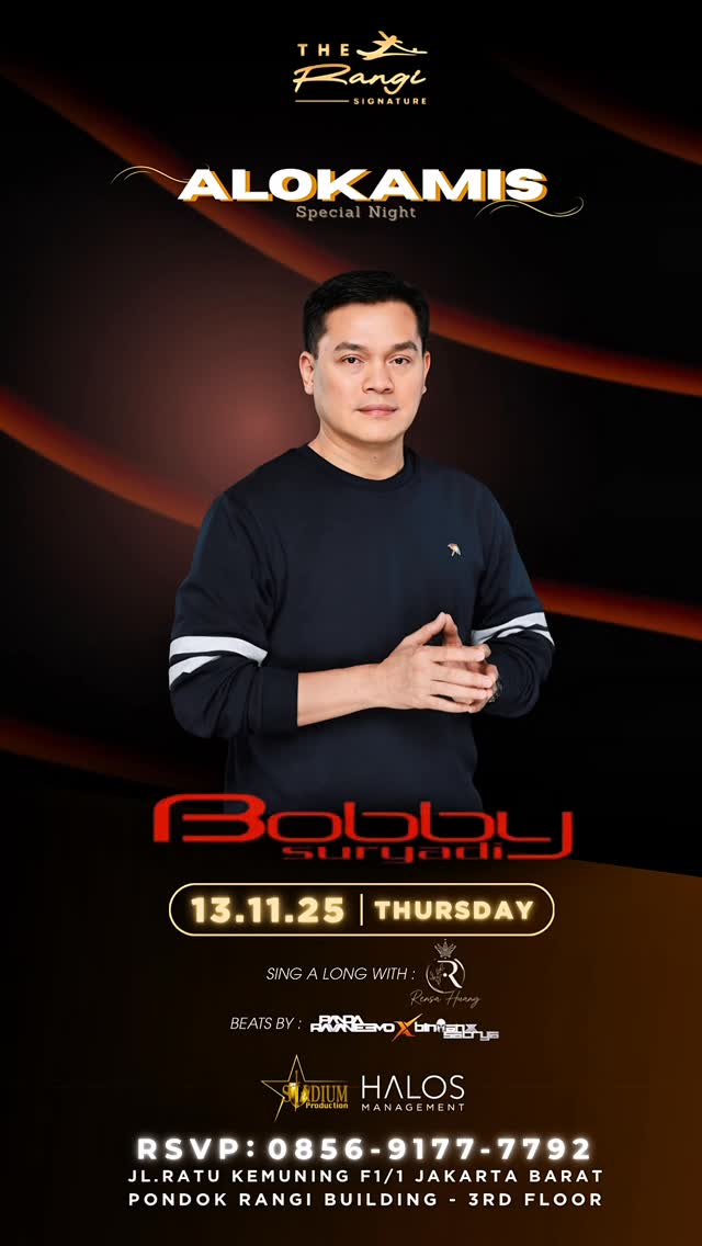 THE RANGI SIGNATURE JAKARTA - ALOKAMIS (BOBBY SURYADI)