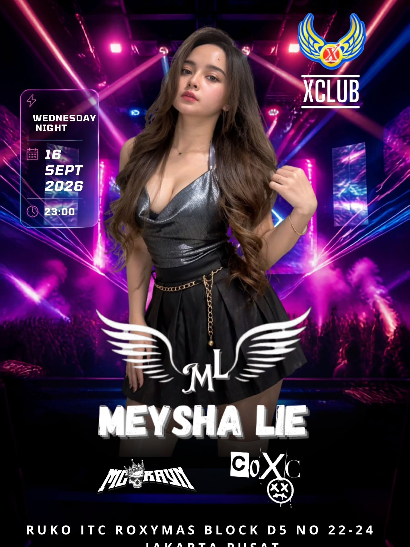 X CLUB JAKARTA - MEYSHA LIE