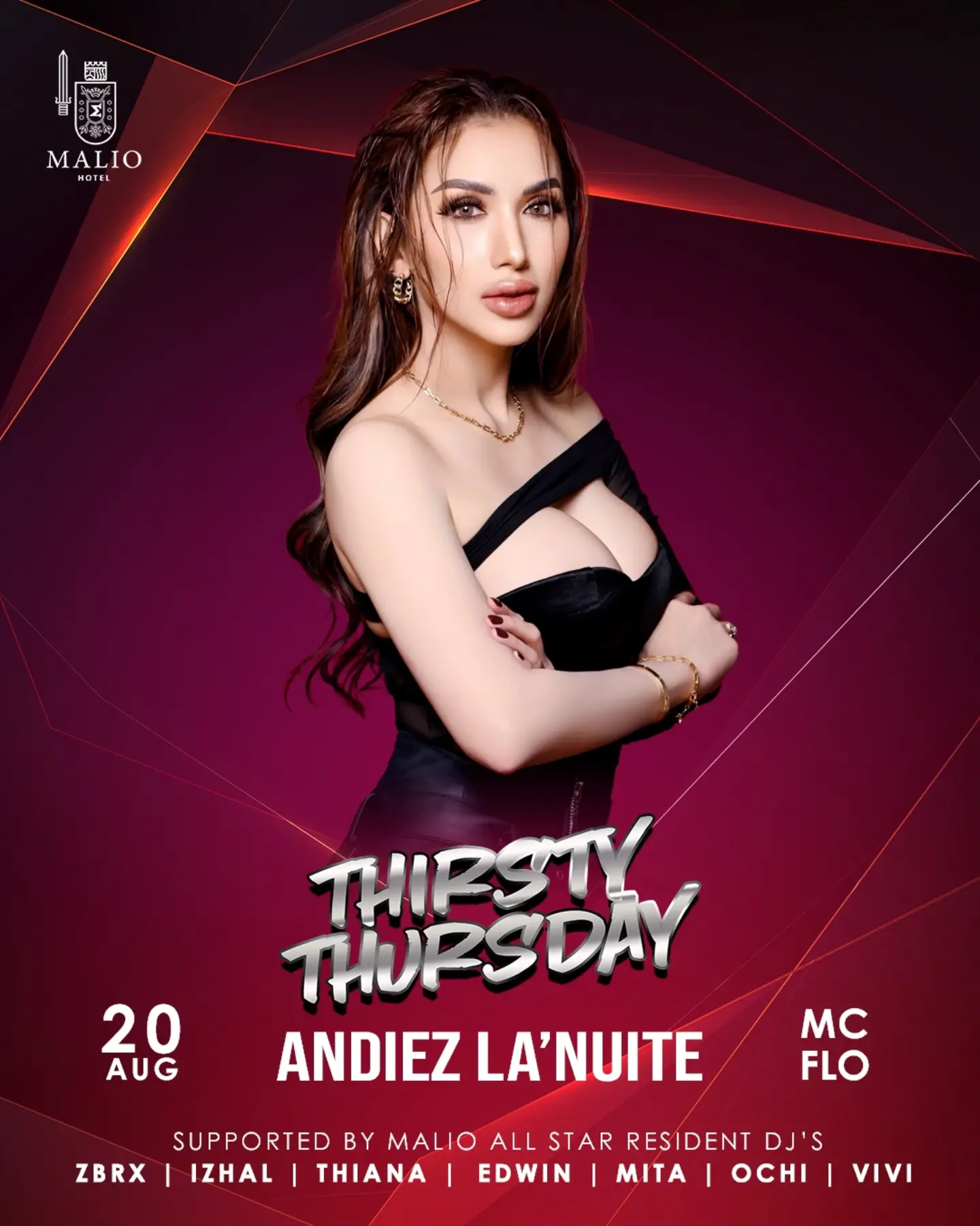 MALIO HOTEL JAKARTA - THIRSTY THURSDAY (ANDIEZ LA NUITE)