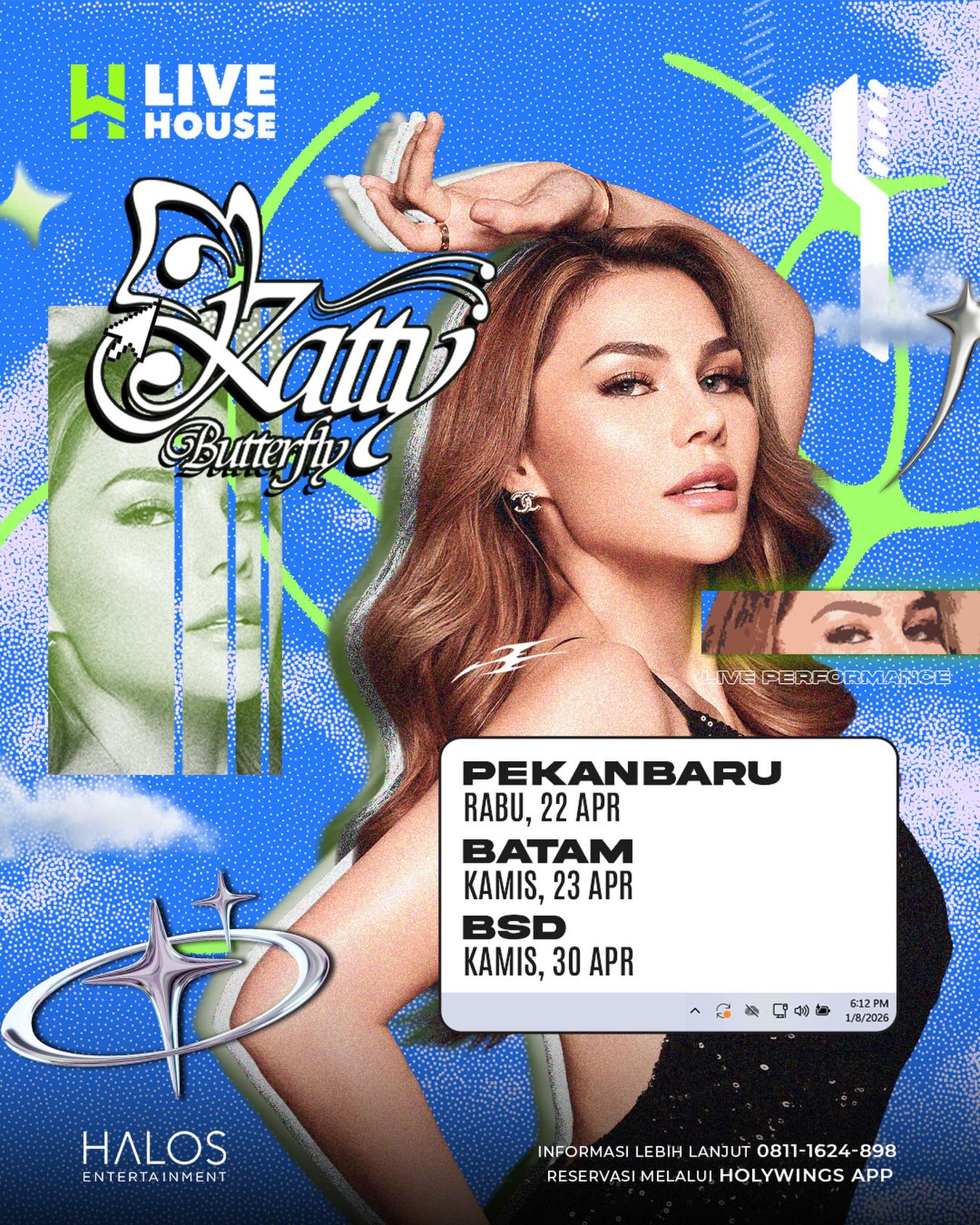 LIVEHOUSE QBIG BSD - KATTY BUTTERFLY