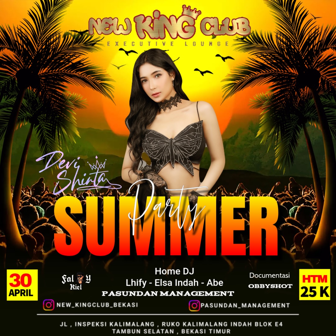 NEW KING CLUB BEKASI - SUMMER PARTY (DEVI SHINTA)