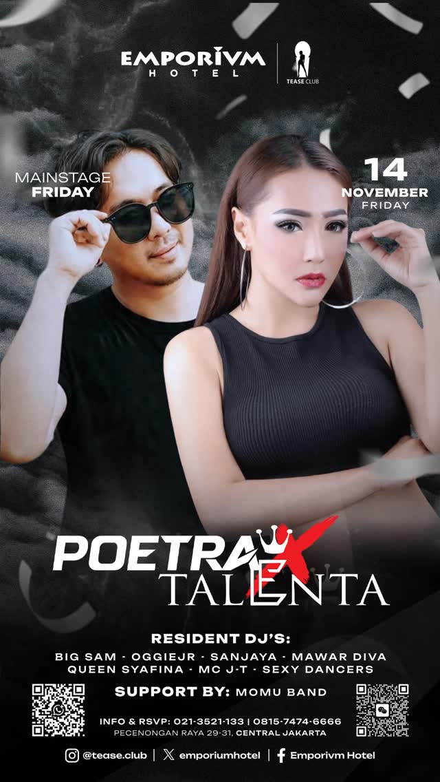 EMPORIUM TEASE CLUB JAKARTA - MAINSTAGE FRIDAY (POETRA X TALENTA)