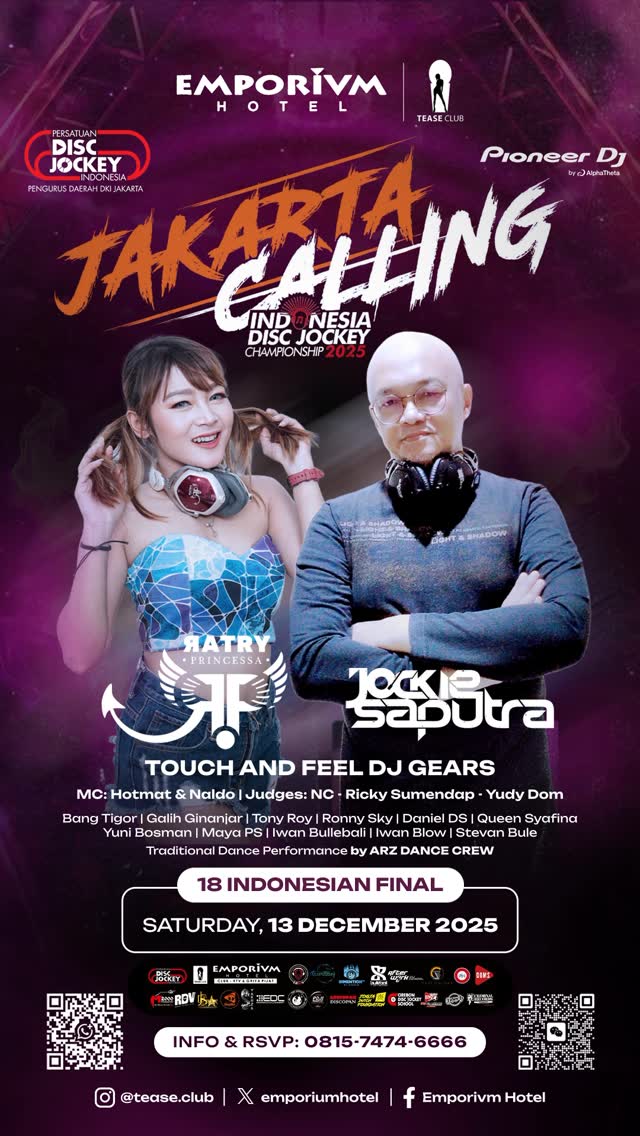 EMPORIUM TEASE CLUB JAKARTA - JAKARTA CALLING (RATRY & JOCKIE SAPUTRA)