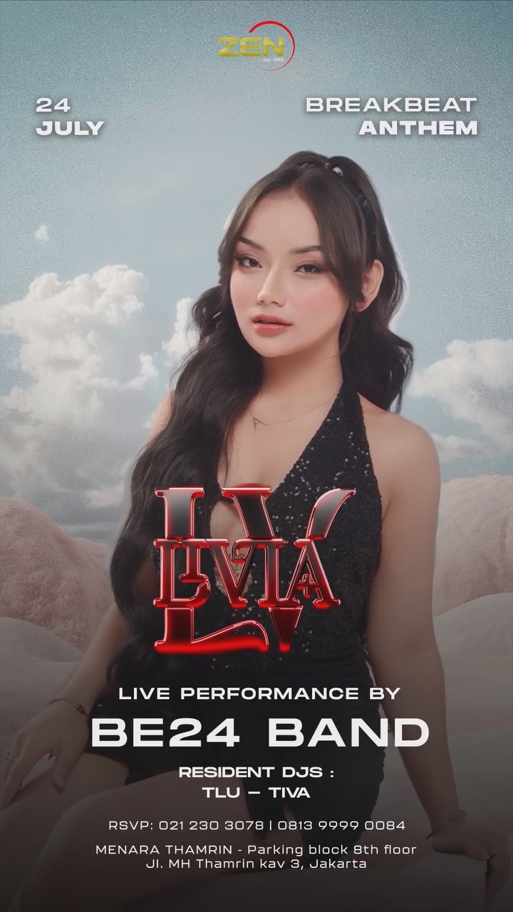 ZEN KTV & LOUNGE JAKARTA - BREAKBEAT ANTHEM (LIVIA)