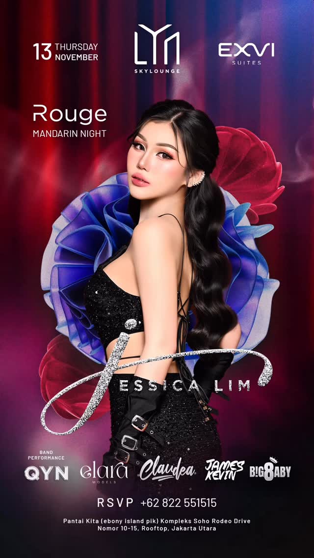 LYN SKY LOUNGE JAKARTA - ROUGE MANDARIN NIGHT (JESSICA LIM)