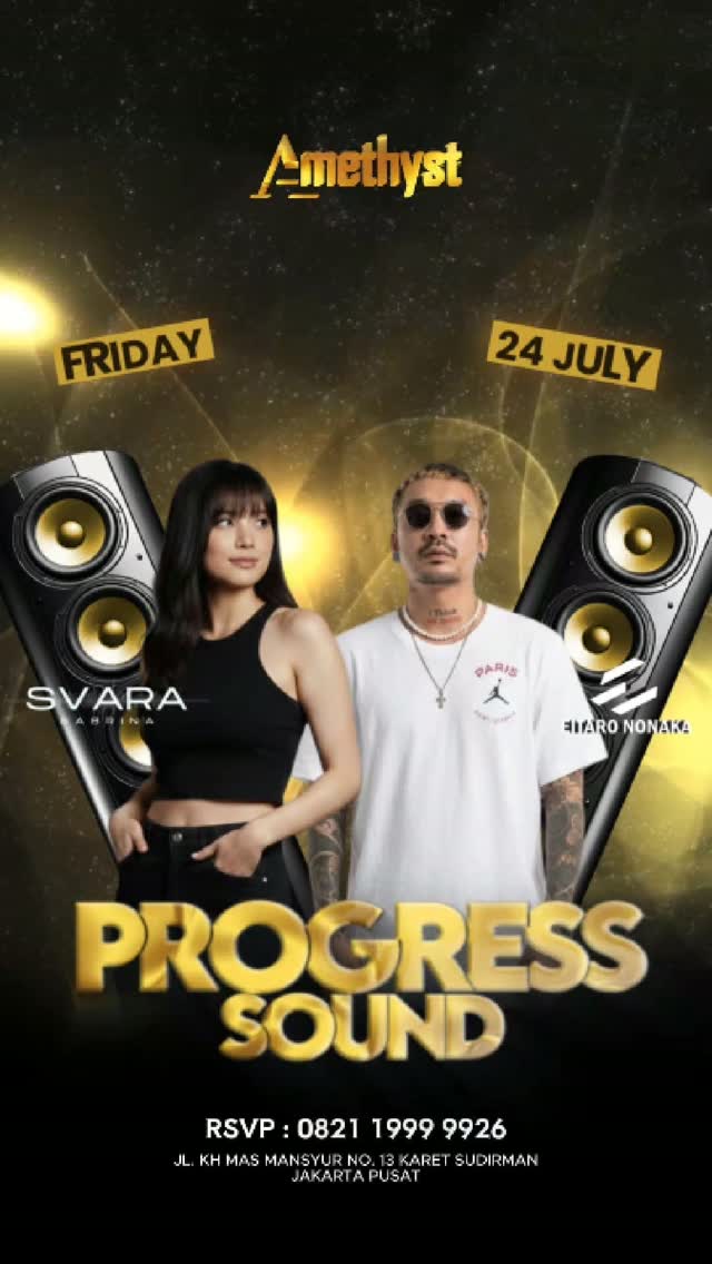 AMETHYST CLUB JAKARTA - PROGRESS SOUND (SVARA & EITARO NONAKA)