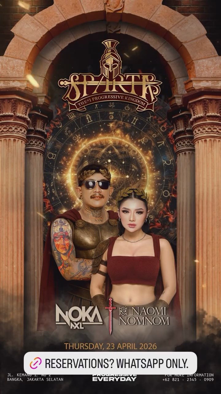 SPARTA LIVE BAR JAKARTA - NOKA AXL & NAOMI NOMNOM