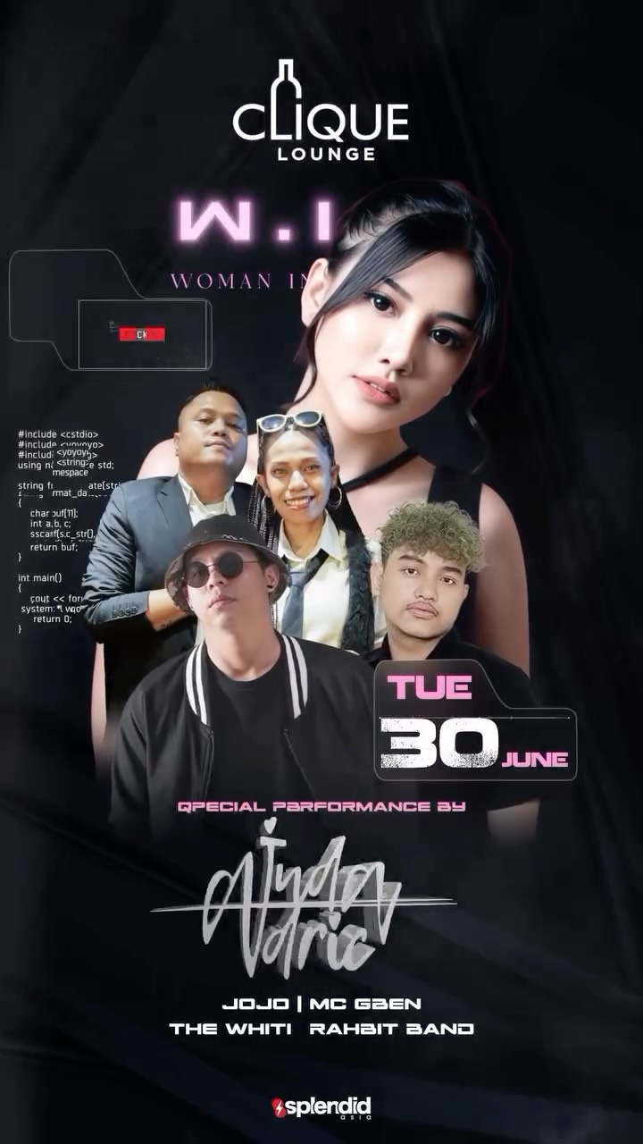 CLIQUE SPOT GADING SERPONG - WOMAN IN BREAKBEAT (INDA ALDRIC)