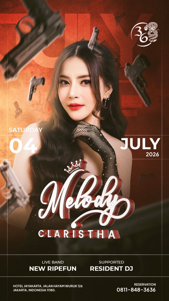 CLUB 36 MANGGA BESAR JAKARTA - MELODY CLARISTHA