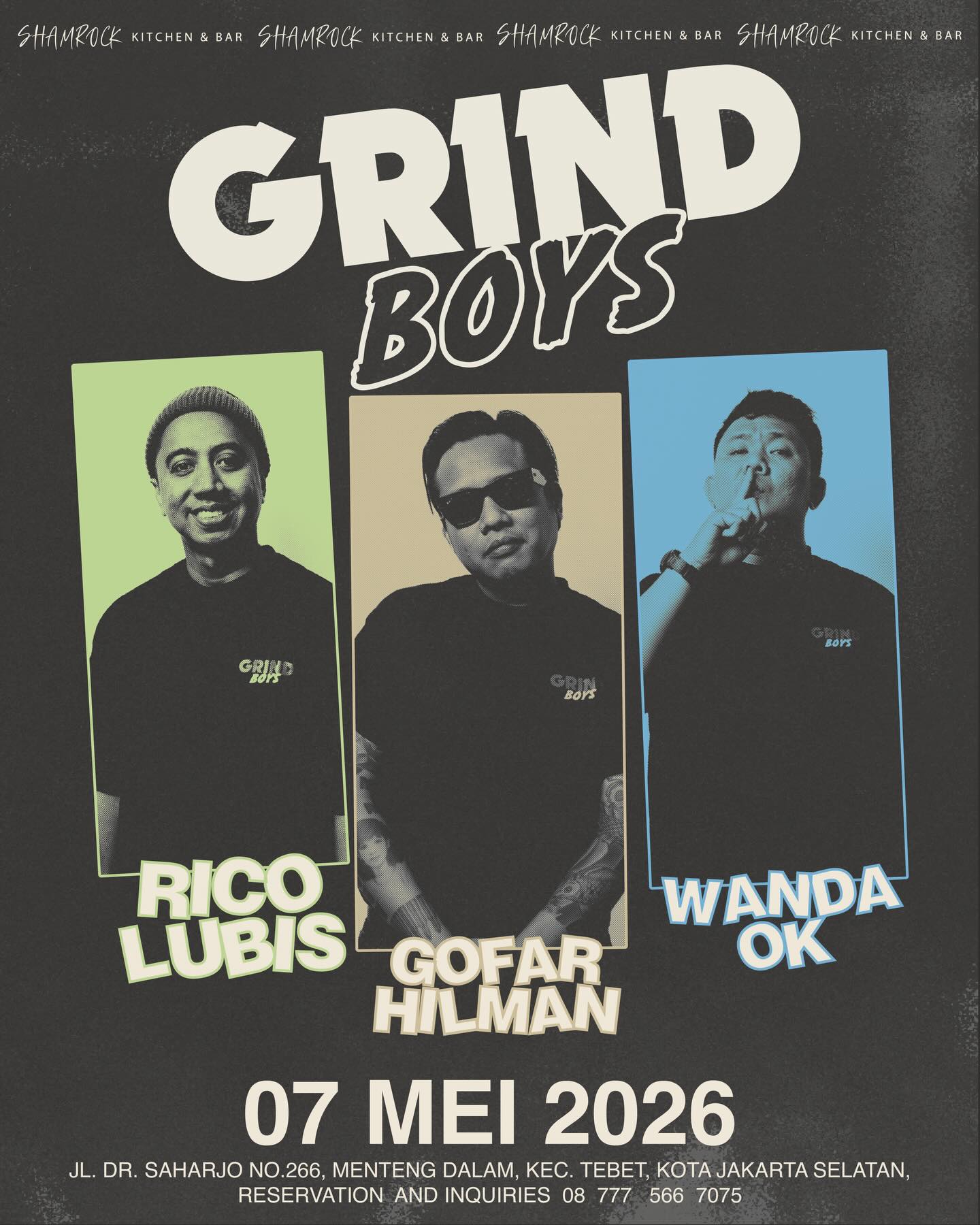 SHAMROCK GANDARIA JAKARTA - GRIND BOYS
