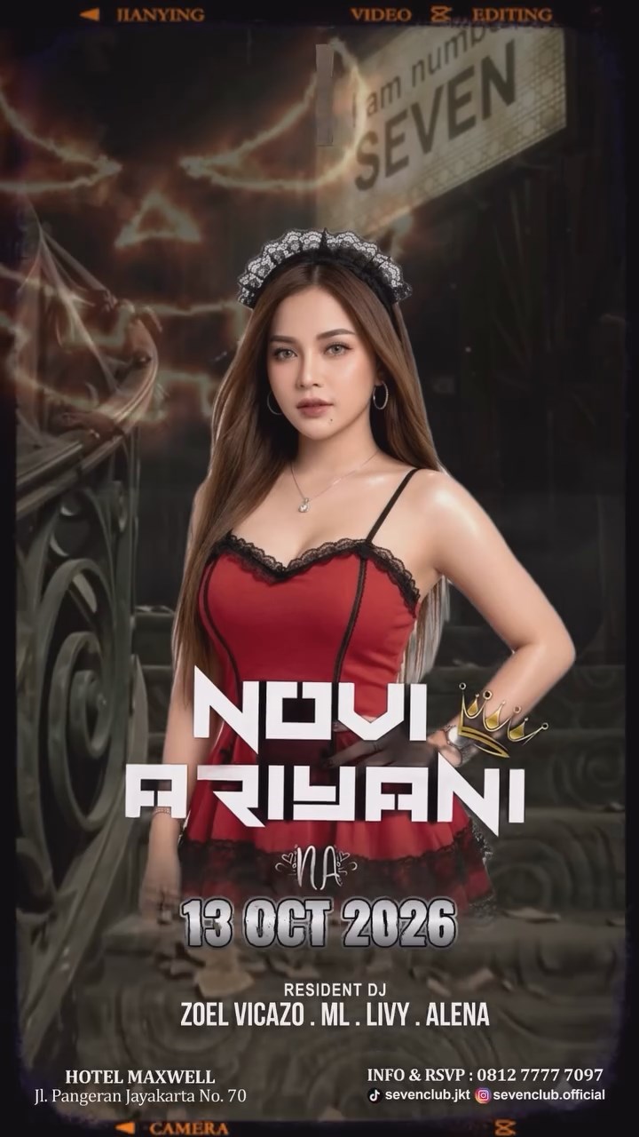 SEVEN CLUB JAKARTA - BOOBS BUSTER (NOVI ARIYANI)