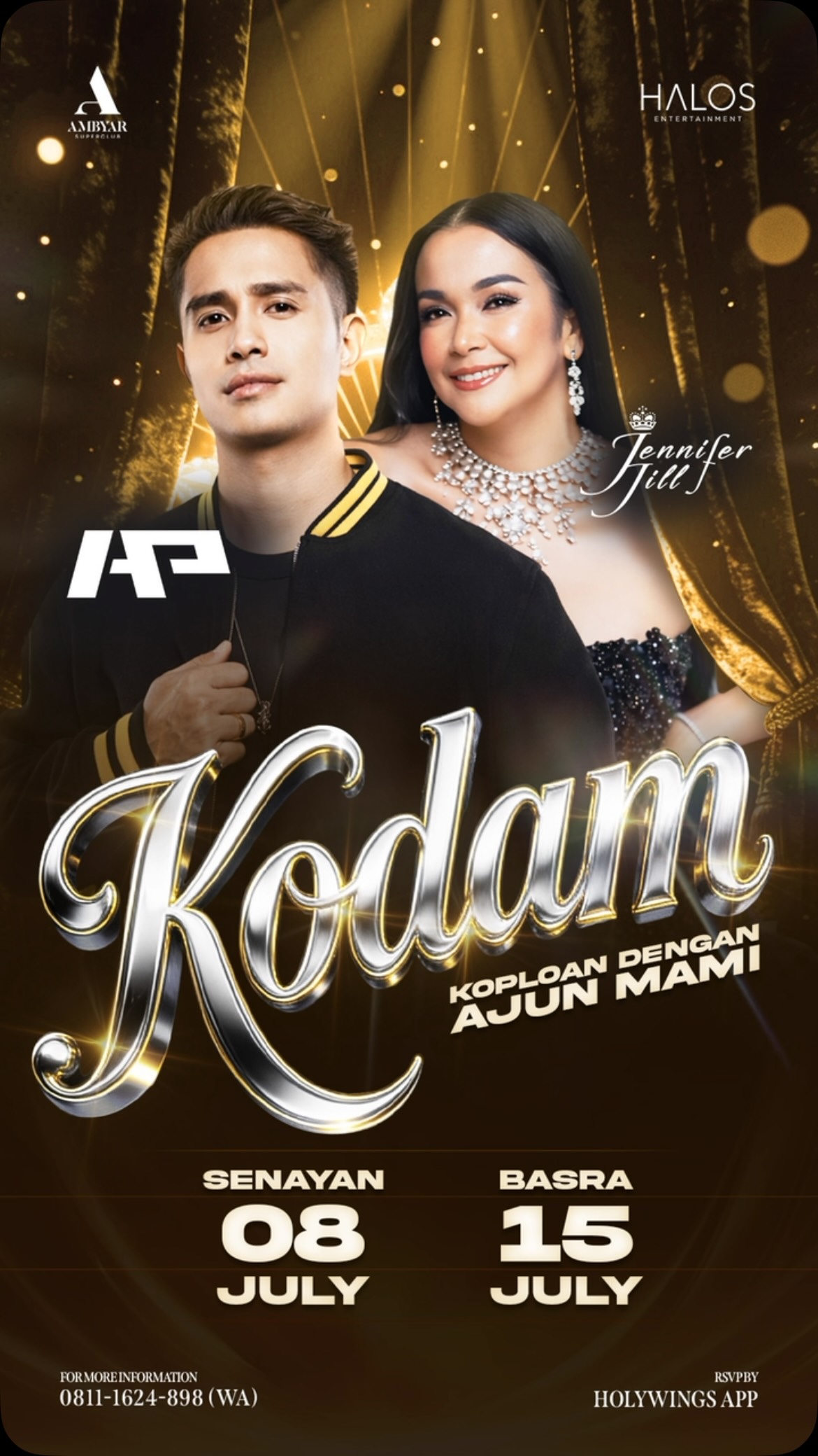 AMBYAR SUPERCLUB SENAYAN - KODAM (AJUN PERWIRA & JENNIFER JILL)