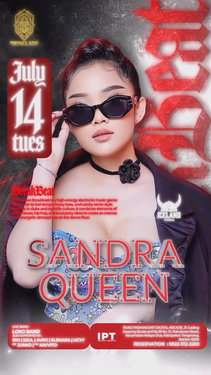 MONKEY KING BAR & LOUNGE GADING SERPONG - SANDRA QUEEN