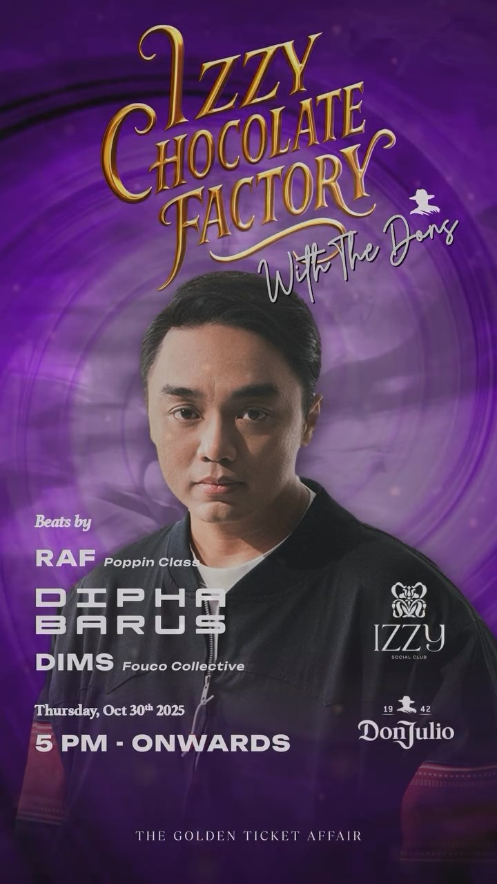 IZZY SOCIAL CLUB JAKARTA - IZZY CHOCOLATE FACTORY WIITH THE DONS (DIPHA BARUS)