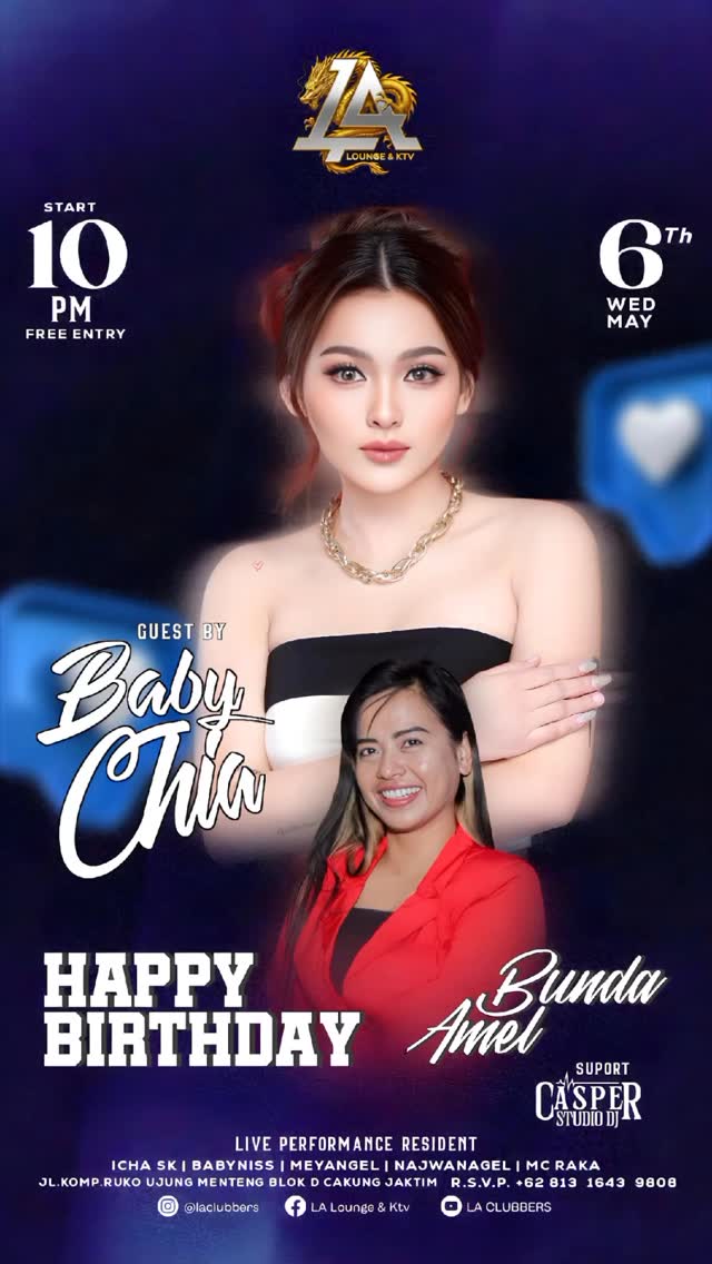 LA CLUB JAKARTA - SPECIAL BASHDAY (BABY CHIA)