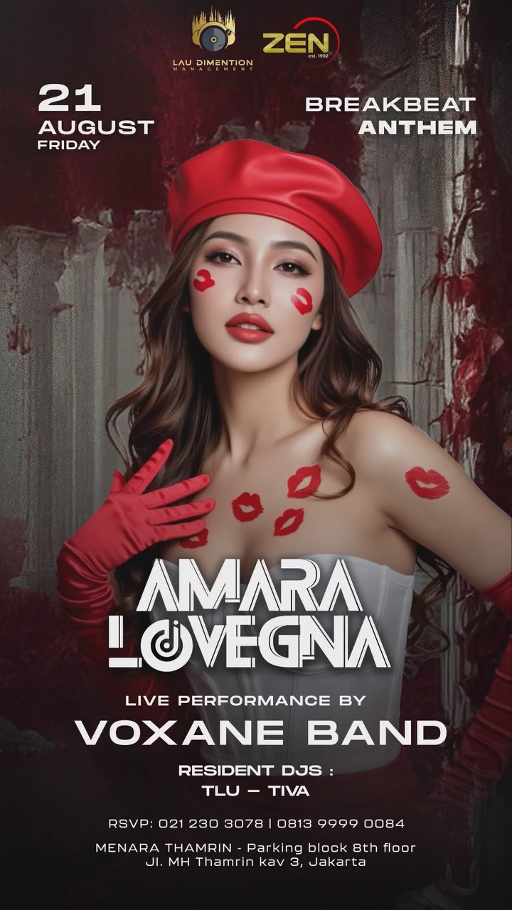 ZEN KTV & LOUNGE JAKARTA - BREAKBEAT ANTHEM (AMARA LOVEGNA)