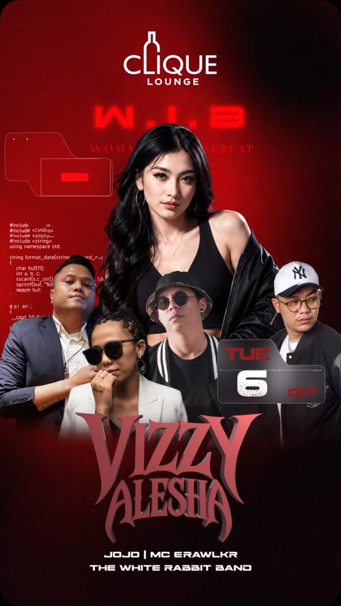 CLIQUE SPOT GADING SERPONG - WOMAN IN BREAKBEAT (VIZZY ALESHA)