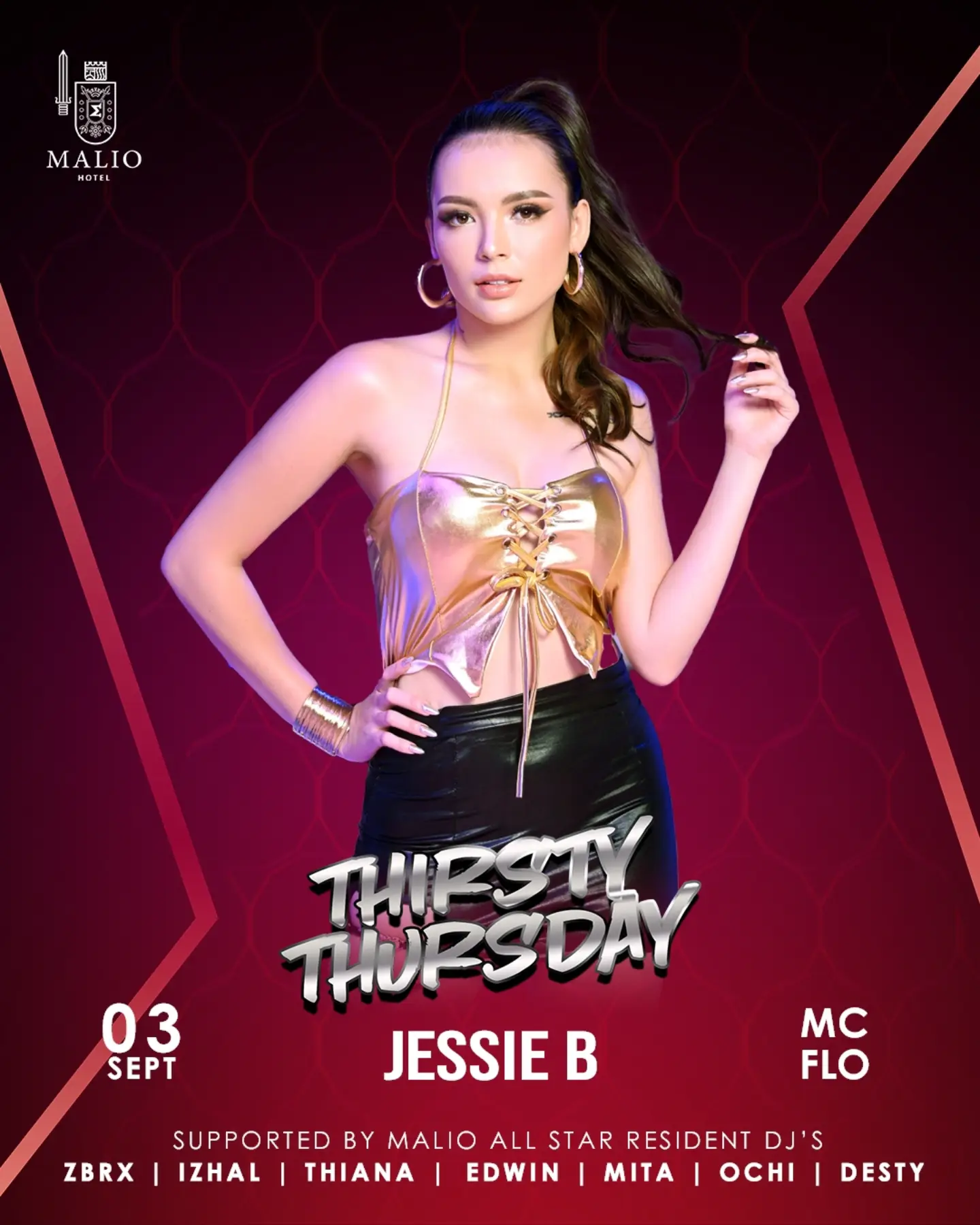 MALIO HOTEL JAKARTA - THIRSTY THURSDAY (JESSIE B)