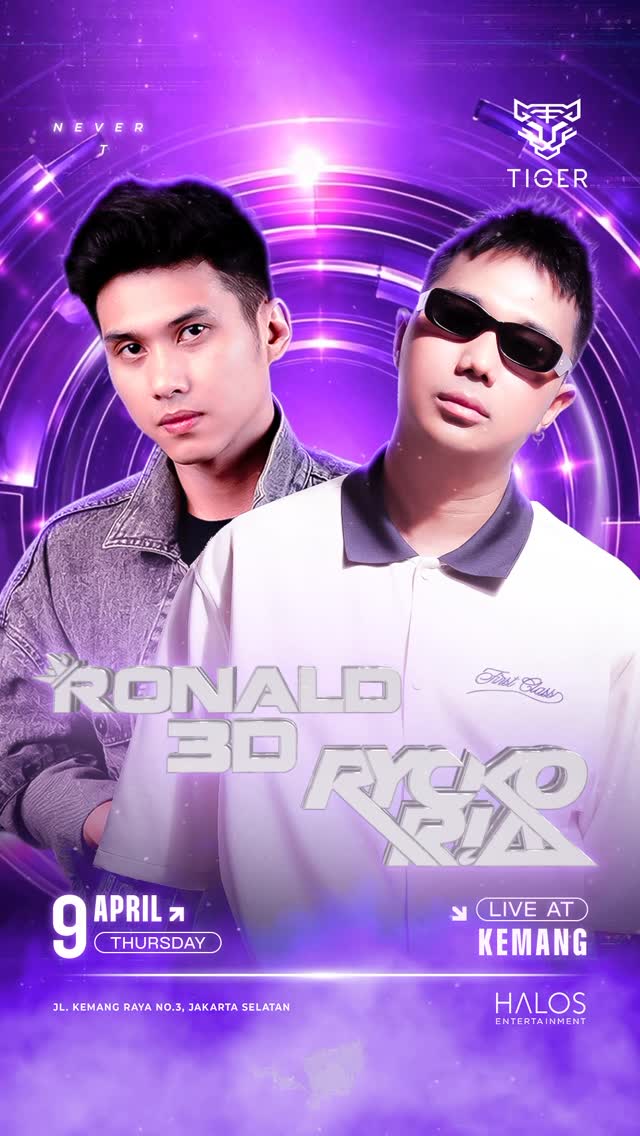 GOLDEN TIGER KEMANG JAKARTA - RONALD 3D & RYCKO RIA