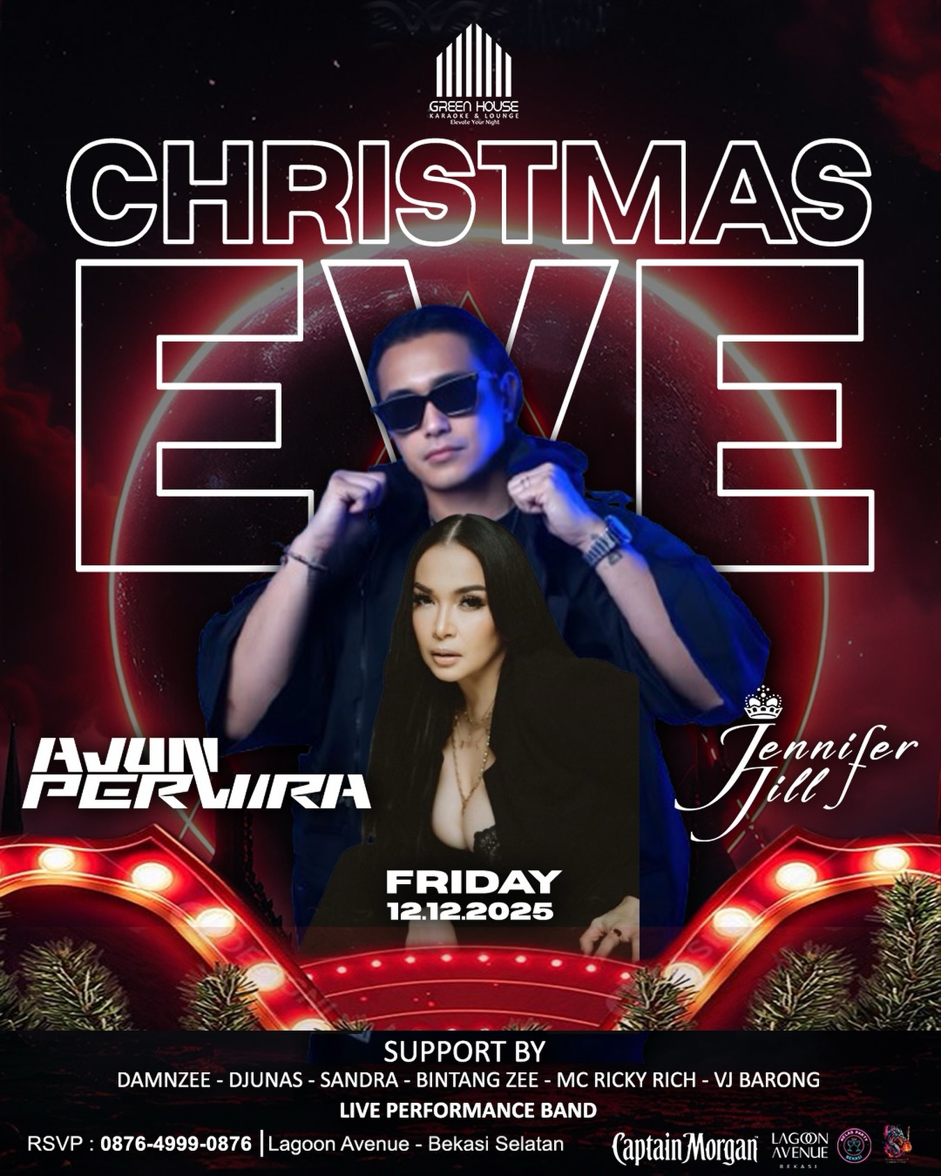 GREEN HOUSE BEKASI - CHRISTMAS EVE (AJUN PERWIRA & JENNIFER JILL)