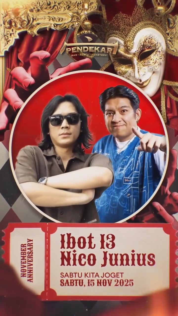 PENDEKAR BAR & RESTO GADING SERPONG - SABTU KITA JOGET (IBOT 13 X NIKO JUNIUS)