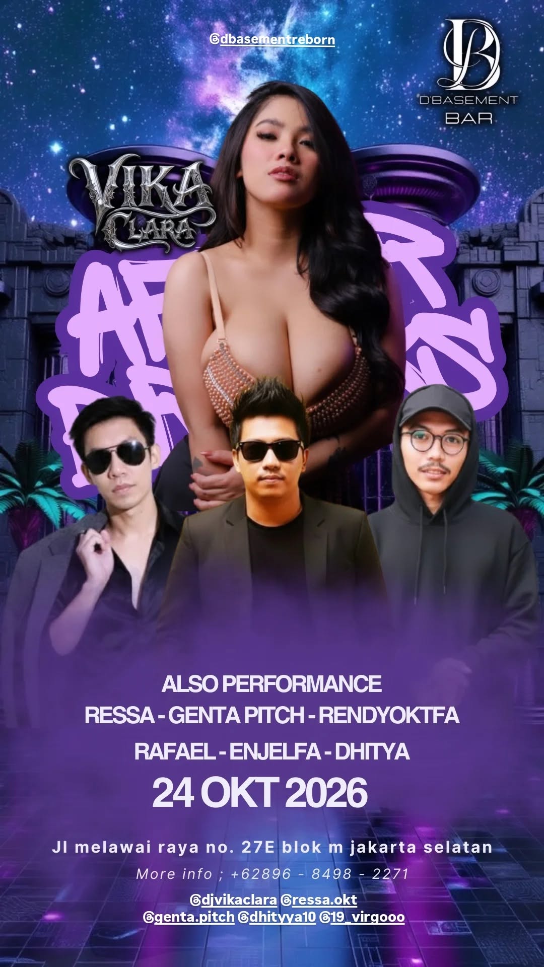 D'BASEMENT BAR AND LOUNGE JAKARTA - VIKA CLARA