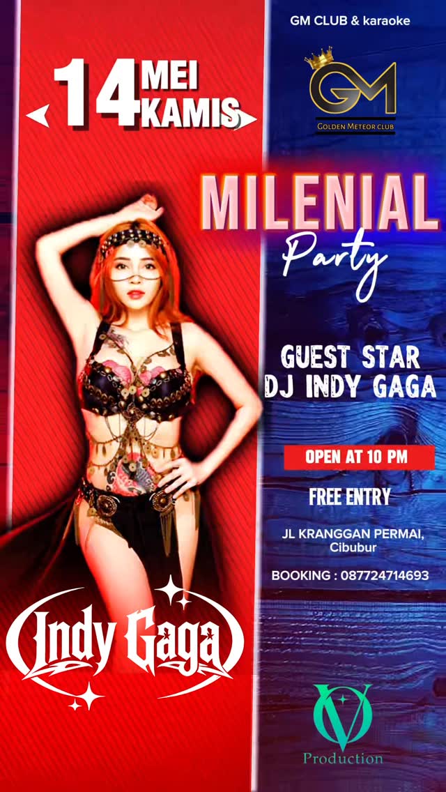 GOLDEN METEOR CLUB JAKARTA - MILENIAL PARTY (INDY GAGA)