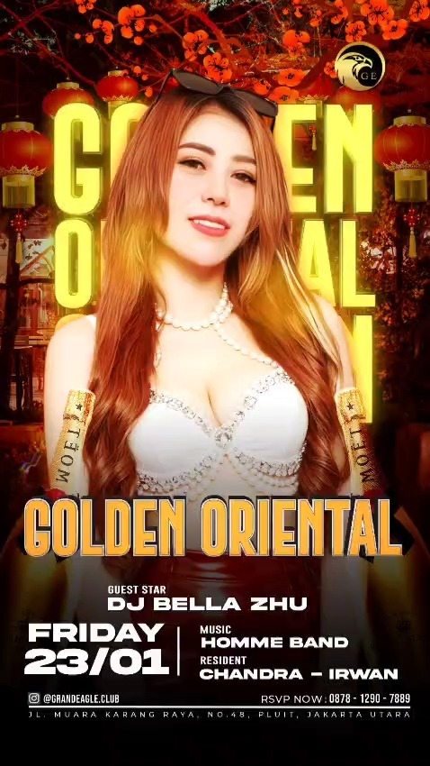 GRAND EAGLE CLUB PENJARINGAN JAKARTA - GOLDEN ORIENTAL (BELLA ZHU)