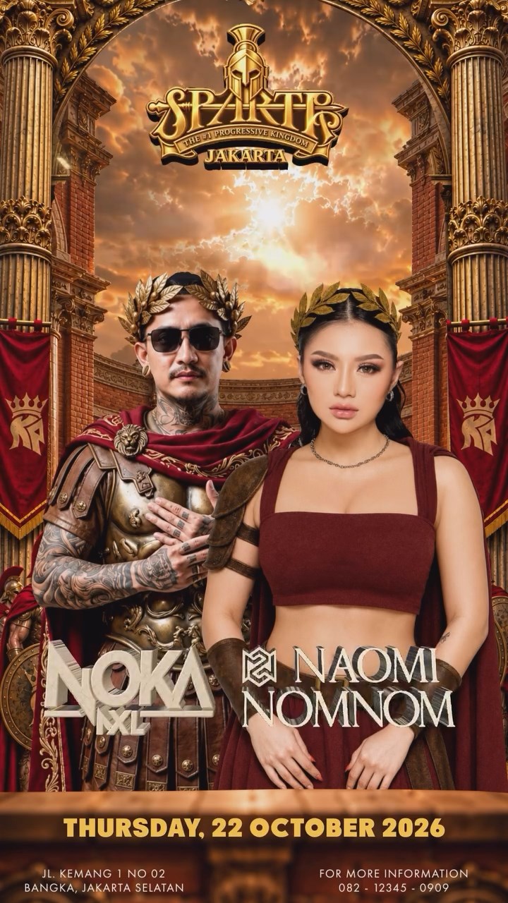 SPARTA LIVE BAR JAKARTA - NOKA AXL & NAOMI NOMNOM