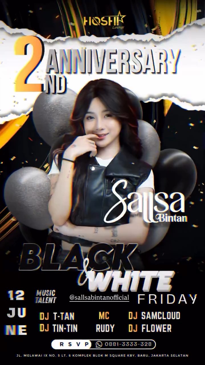 HOSHI LOUNGE JAKARTA - 2ND ANNIVERSARY (SALLSA BINTAN)