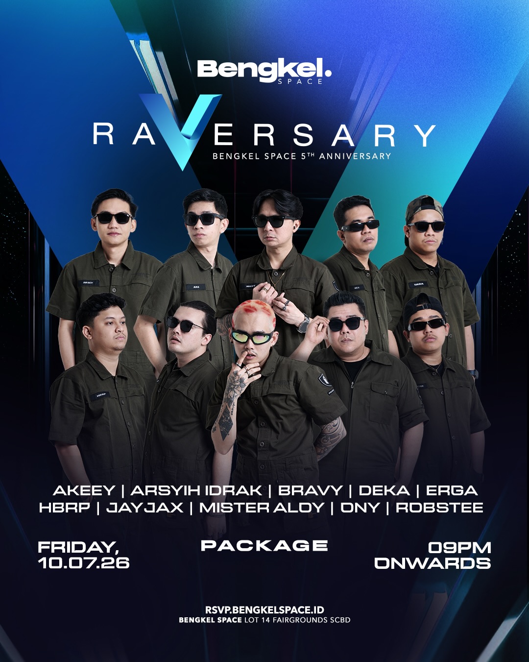 BENGKEL SCBD JAKARTA - RAVERSARY 5TH ANNIVERSARY