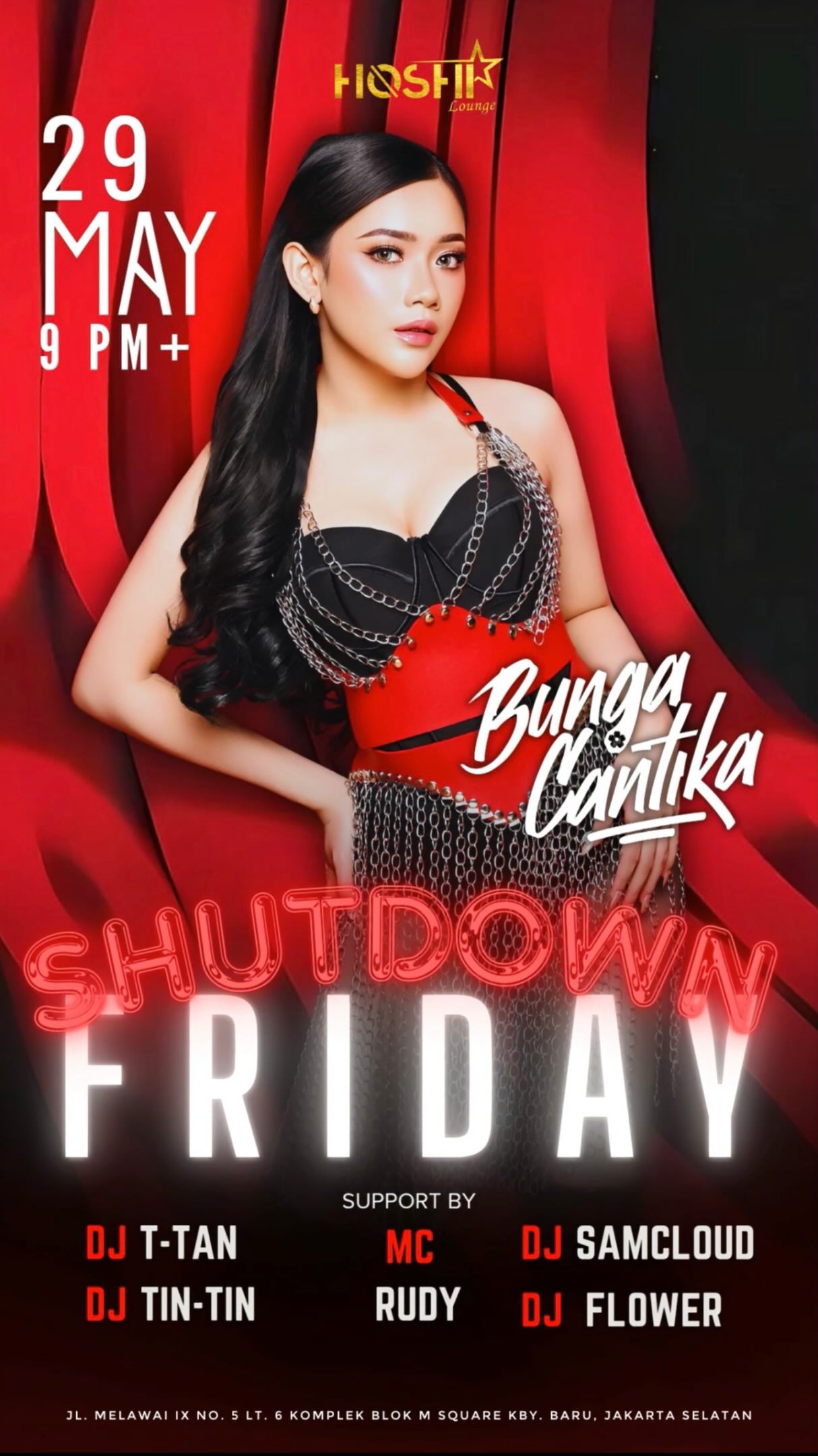 HOSHI LOUNGE JAKARTA - SHUTDOWN FRIDAY (BUNGA CANTIKA)
