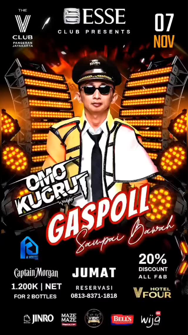 V CLUB JAYAKARTA - GASPOLL SAMPAI BAWAH (OMO KUCRUT)