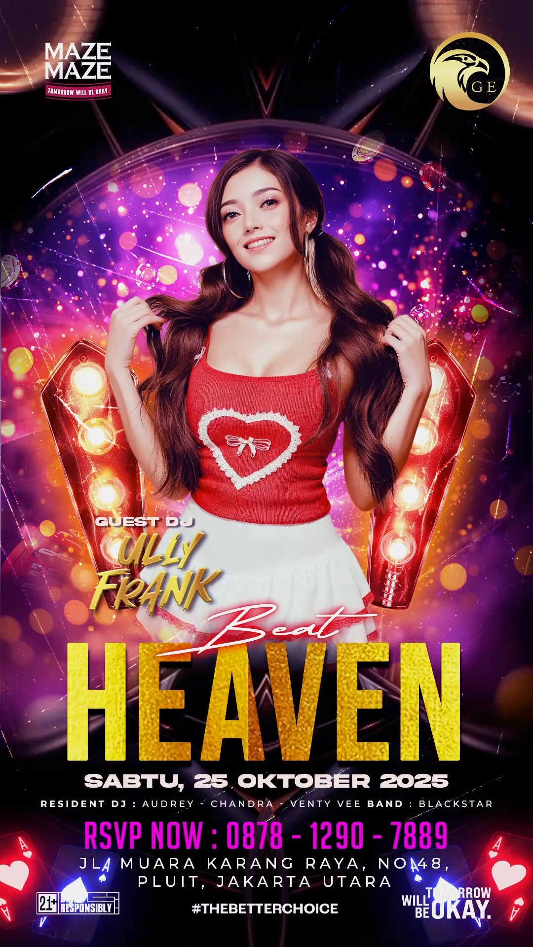 GRAND EAGLE CLUB PENJARINGAN JAKARTA - BEAT HEAVEN (ULLY FRANK)