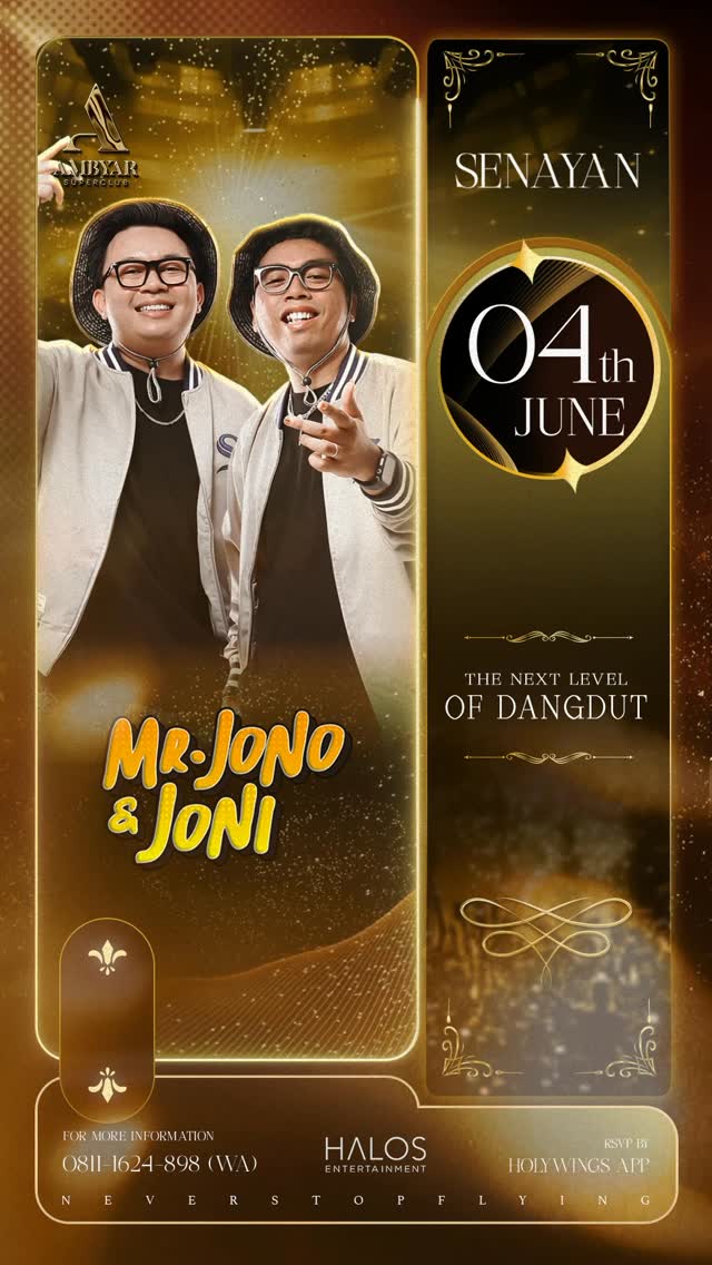 AMBYAR SUPERCLUB SENAYAN - MR. JONO JONI