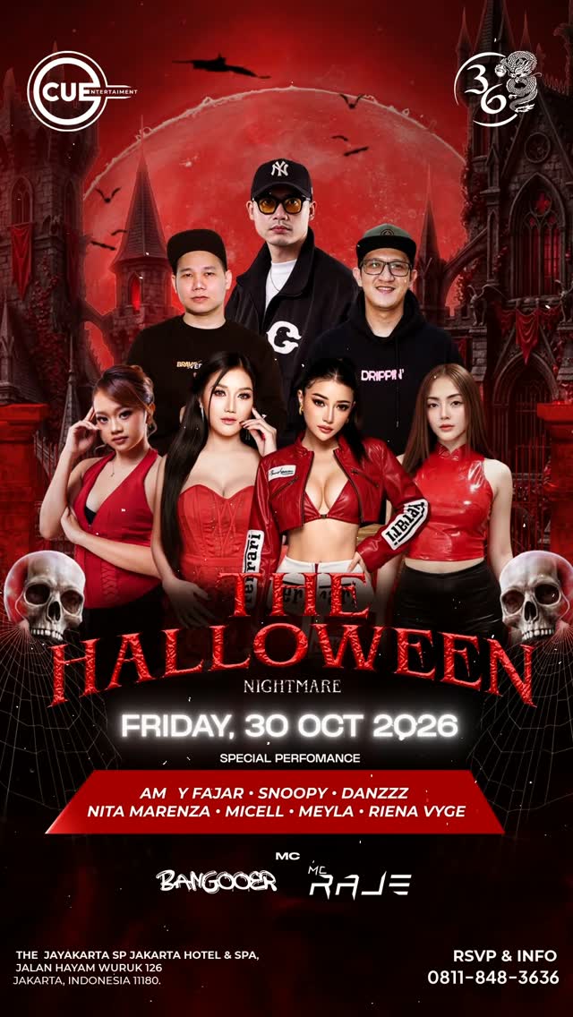 CLUB 36 MANGGA BESAR JAKARTA - THE HALLOWEEN NIGHTMARE