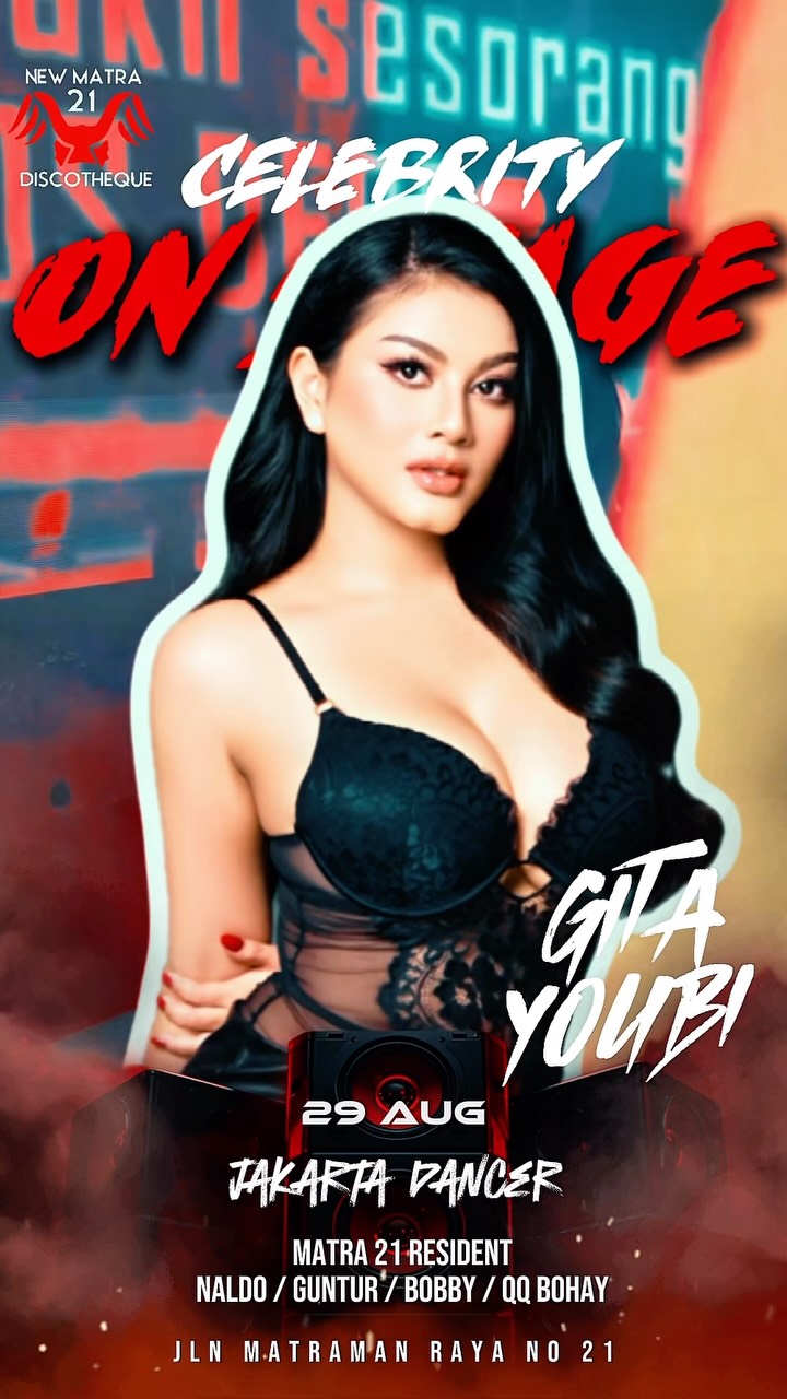 MATRA 21 CLUB JAKARTA - CELEBRITY ON STAGE (GITA YOUBI)