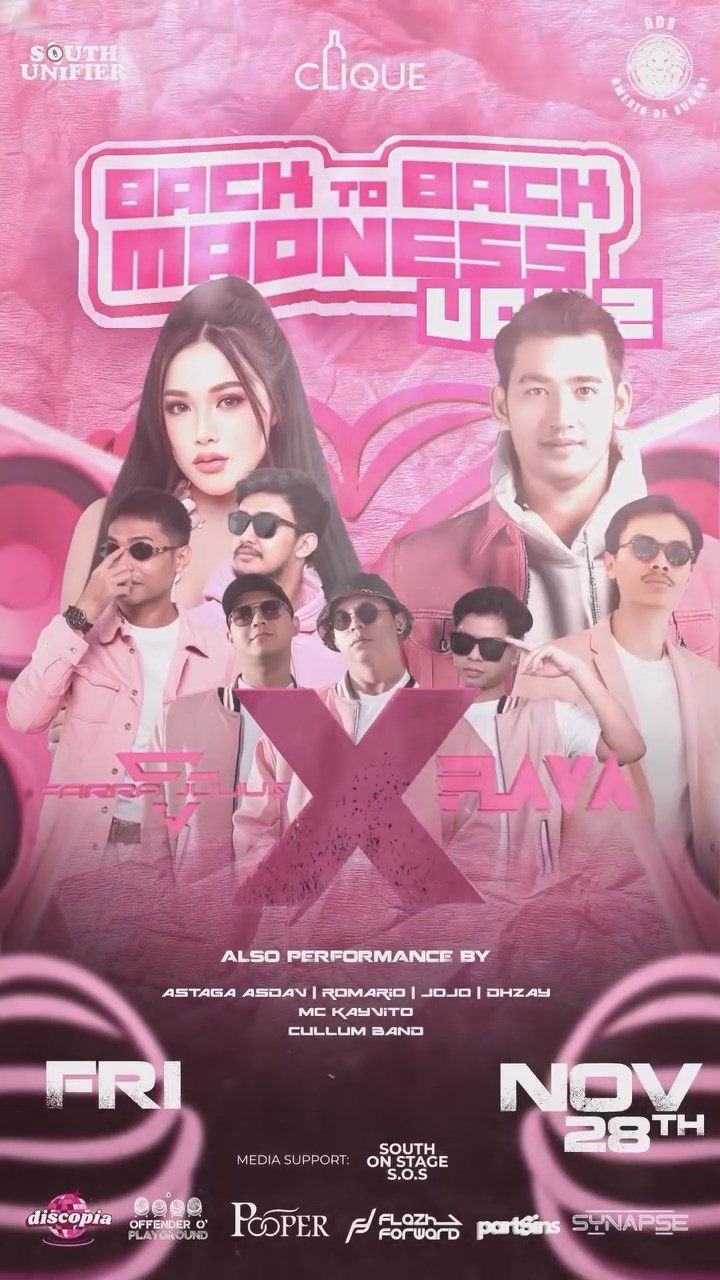 CLIQUE SPOT GADING SERPONG - BACK TO BACK MADNESS VOL. 2 (FARRA JULIUS X FLAVA)