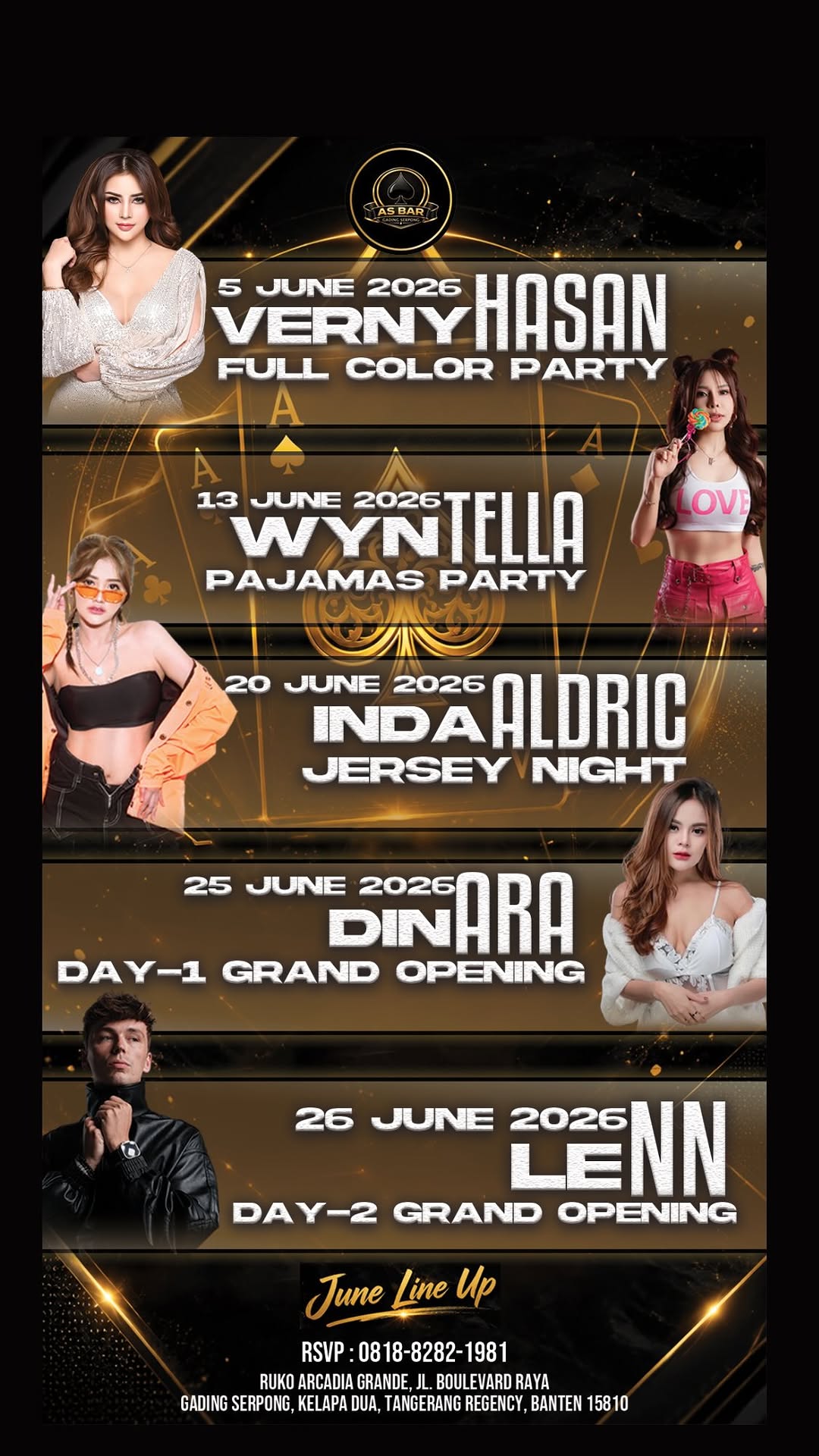 AS BAR GADING SERPONG - GRAND OPENING DAY 2 (LENN)