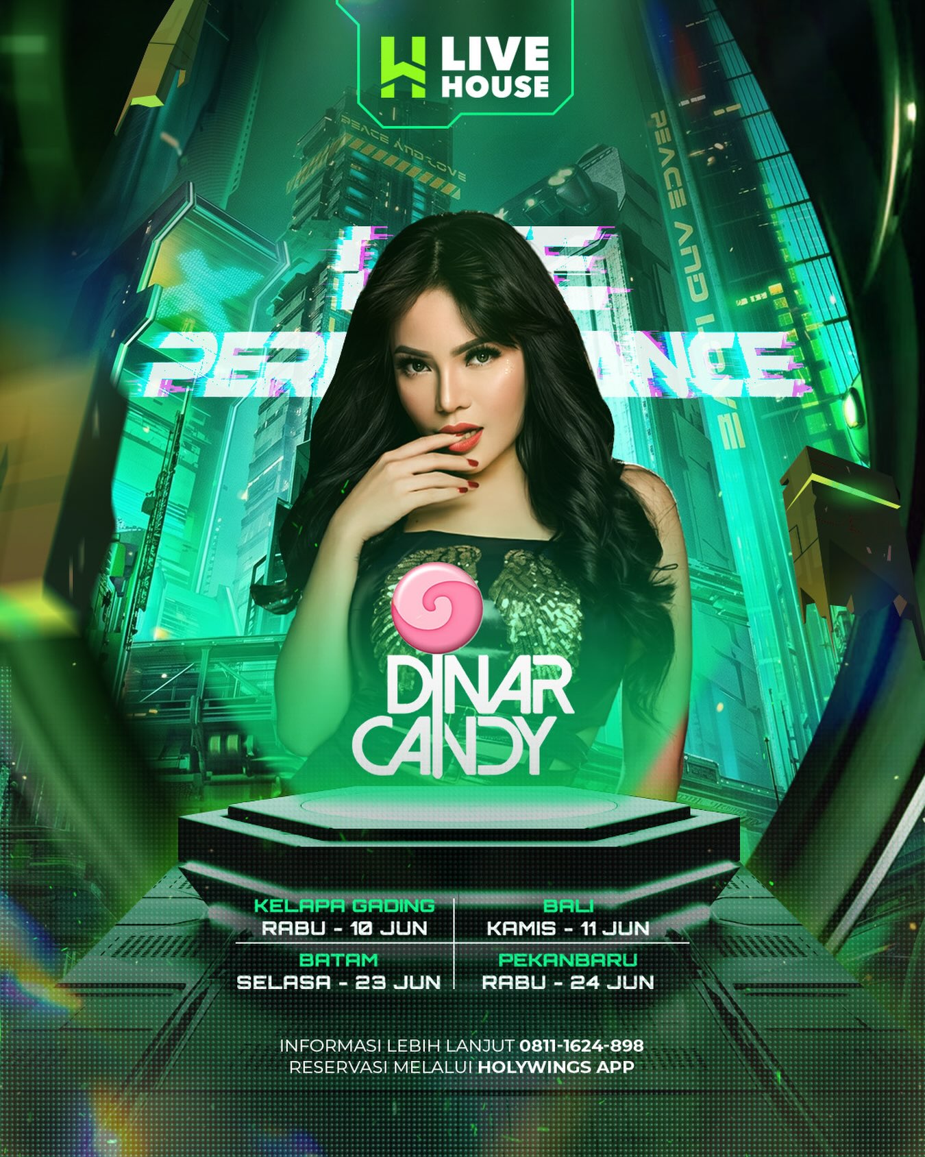 LIVEHOUSE KELAPA GADING - DINAR CANDY