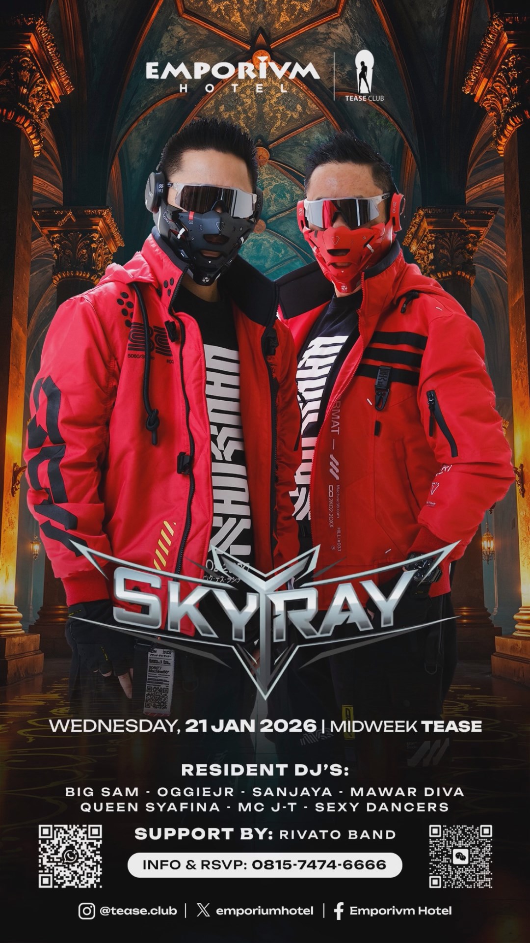 EMPORIUM TEASE CLUB JAKARTA - MIDWEEK TEASE (SKYRAY)