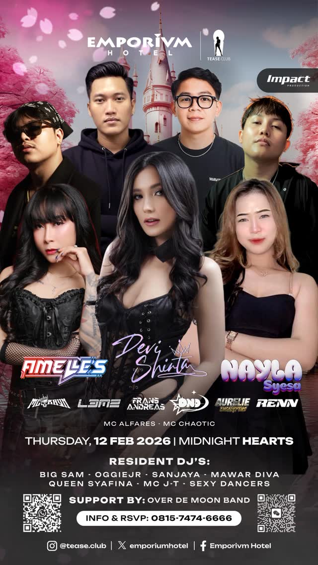 EMPORIUM TEASE CLUB JAKARTA - MIDNIGHT HEARTS (DEVI SHINTA)