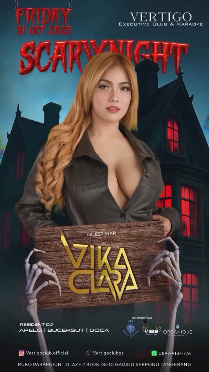VERTIGO CLUB GADING SERPONG - SCARY NIGHT (VIKA CLARA)