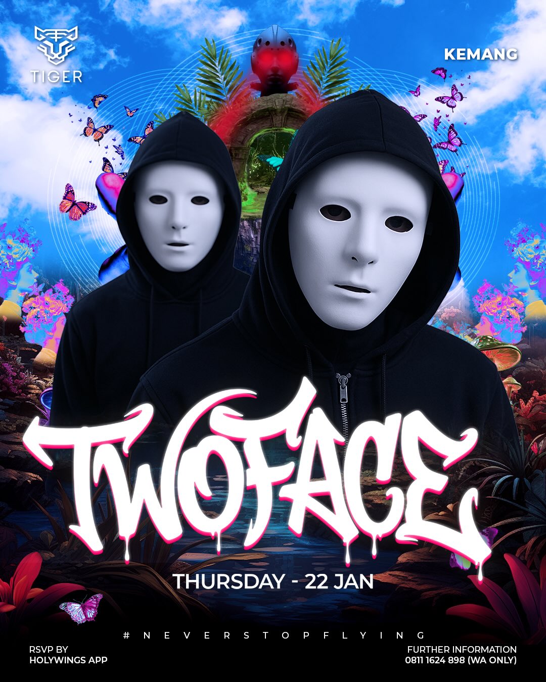 GOLDEN TIGER KEMANG JAKARTA - TWOFACE