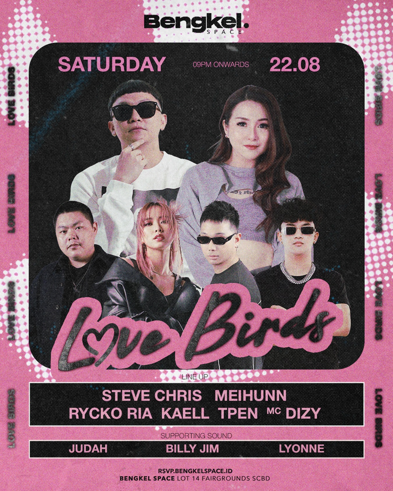 BENGKEL SCBD JAKARTA - LOVE BIRDS (STEVE CHRIS, MEIHUNN, RYCKO RIA, KAELL)