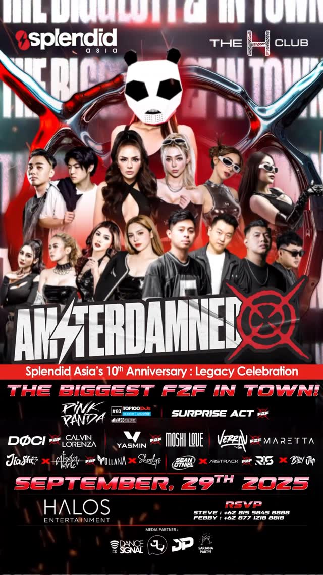 THE H CLUB SCBD JAKARTA - AMSTERDAMNED X