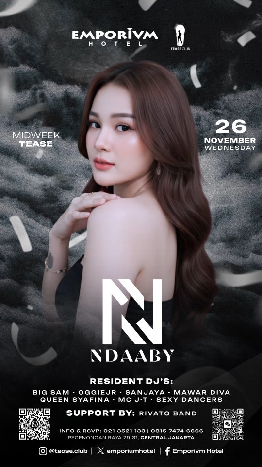 EMPORIUM TEASE CLUB JAKARTA - MIDWEEK TEASE (NDAABY)