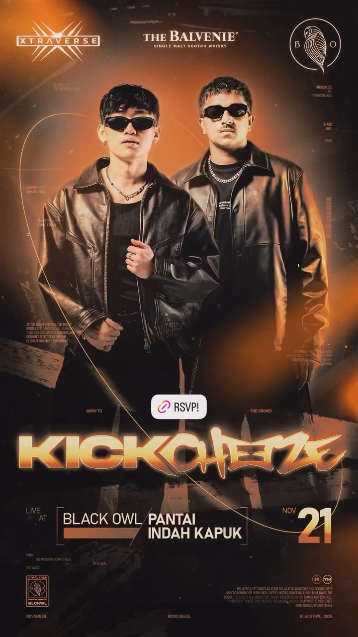 BLACK OWL PANTAI INDAH KAPUK - KICK CHEEZE