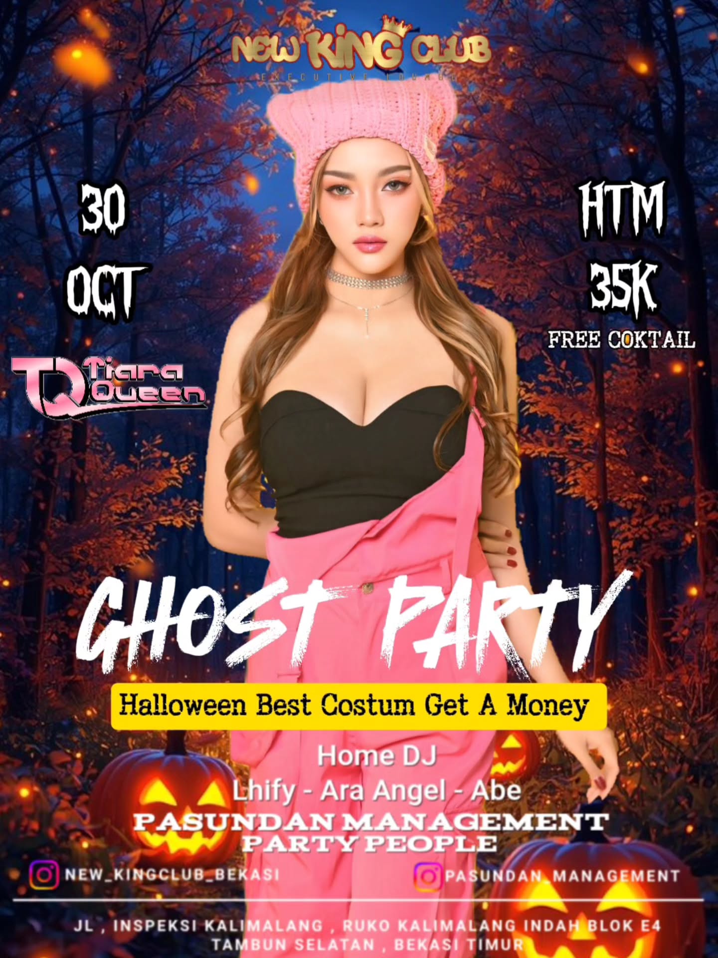NEW KING CLUB BEKASI - GHOST PARTY (TIARA QUEEN)