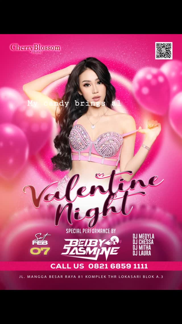 CHERRY BLOSSOM JAKARTA - VALENTINE NIGHT (BEIBY JASMINE)